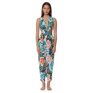 Mara Hoffman Wrap Back Jumpsuit in Arcadia Indigo